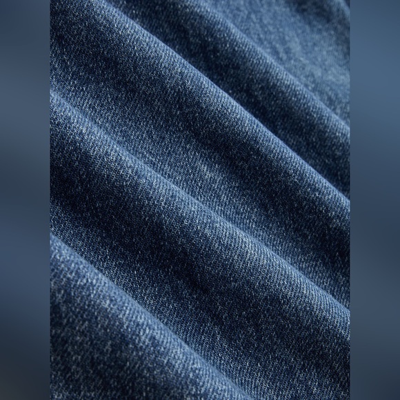 Commense Cross-Front Wide-Leg Jeans - Picture 3 of 5